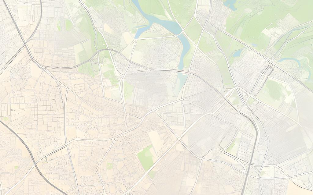 新座市あたご二丁目周辺の地図イメージ。気象データ提供エリアの範囲が分かる